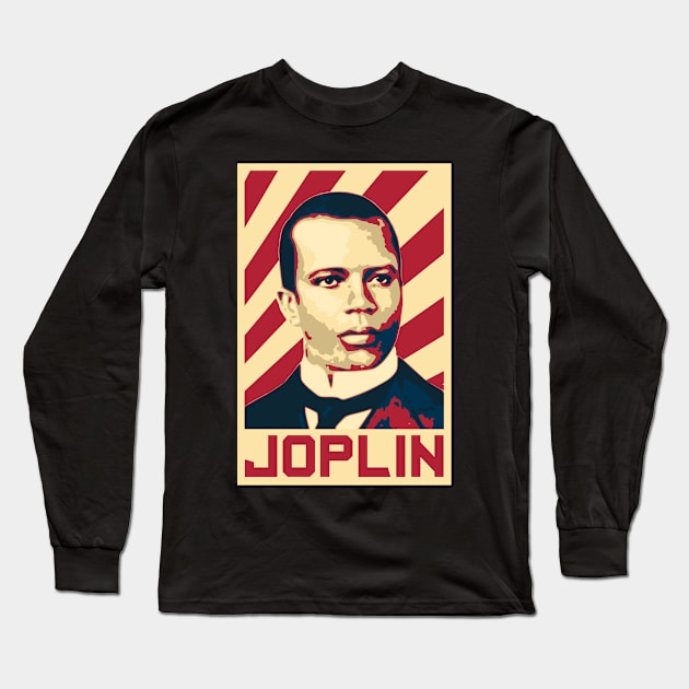 Scott Joplin Retro Long Sleeve T-Shirt by Nerd_art